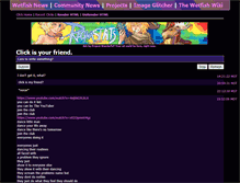 Tablet Screenshot of click.wetfish.net